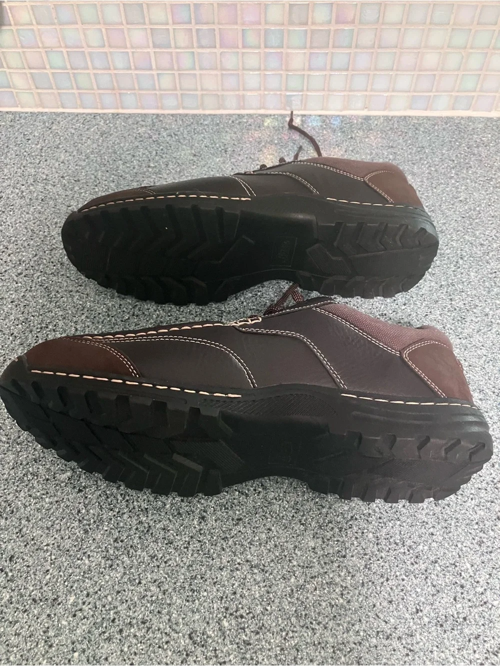 G.H. Bass & Co. Dark Brown Leather Moc Toe Boat Shoes